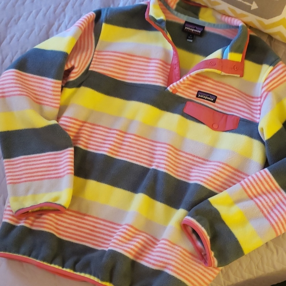 Patagonia Synchilla Pullover w Snaps Size L